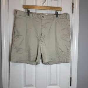 Southern Tide Intercoastal Stretch Twill 6.5" Khaki Chino Shorts Mens 40 Boating